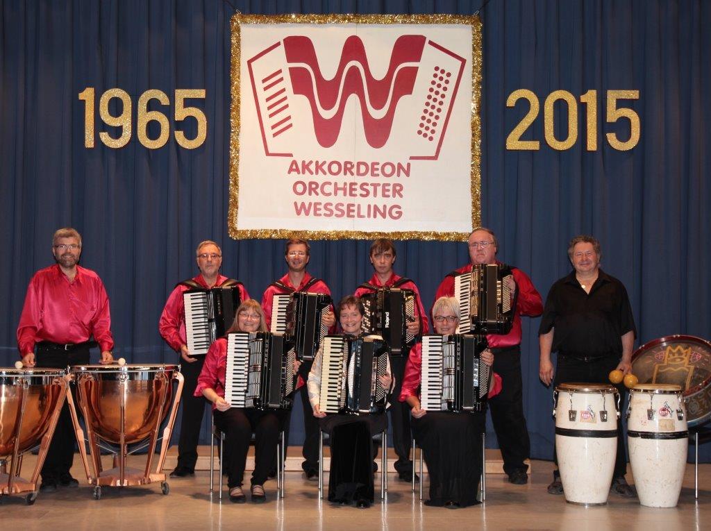Ensemble des Akkordeon-Orchesters Wesseling 2015